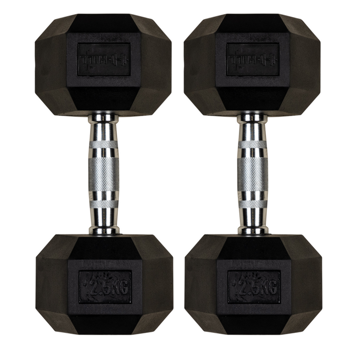 Hill Icon Rubber Hex Dumbbells (Pairs)