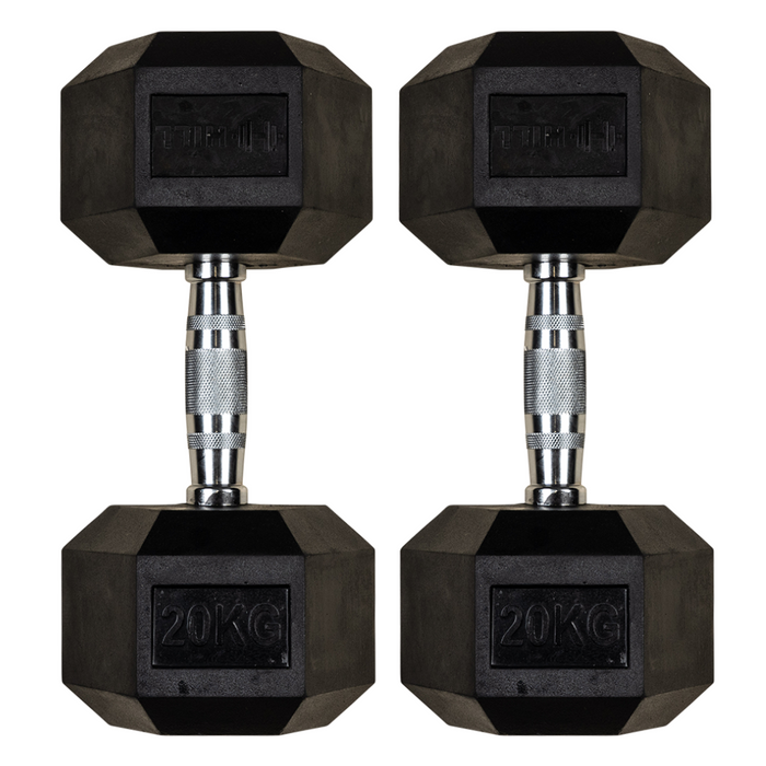 Hill Icon Rubber Hex Dumbbells (Pairs)