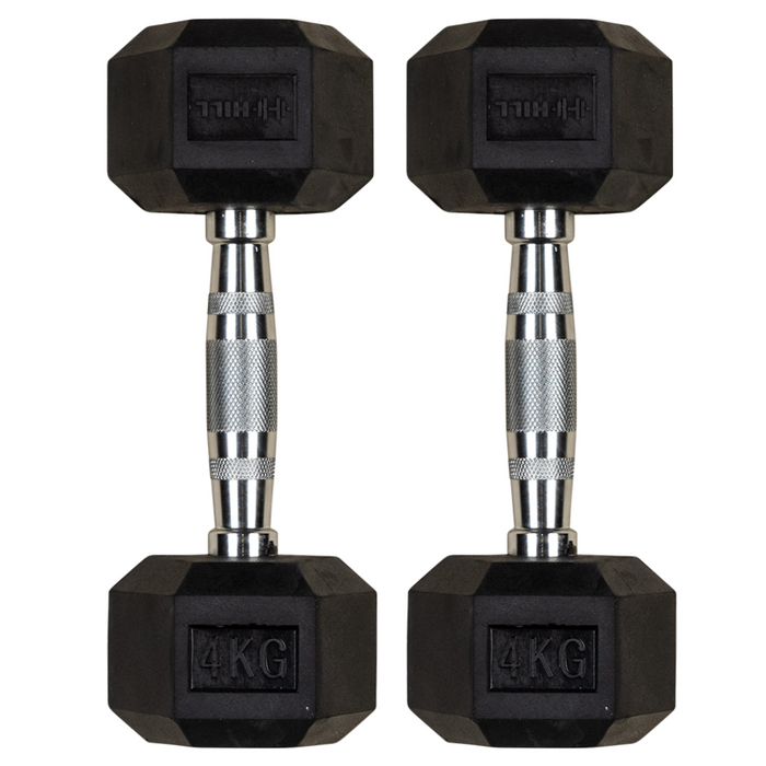 Hill Icon Rubber Hex Dumbbells (Pairs)