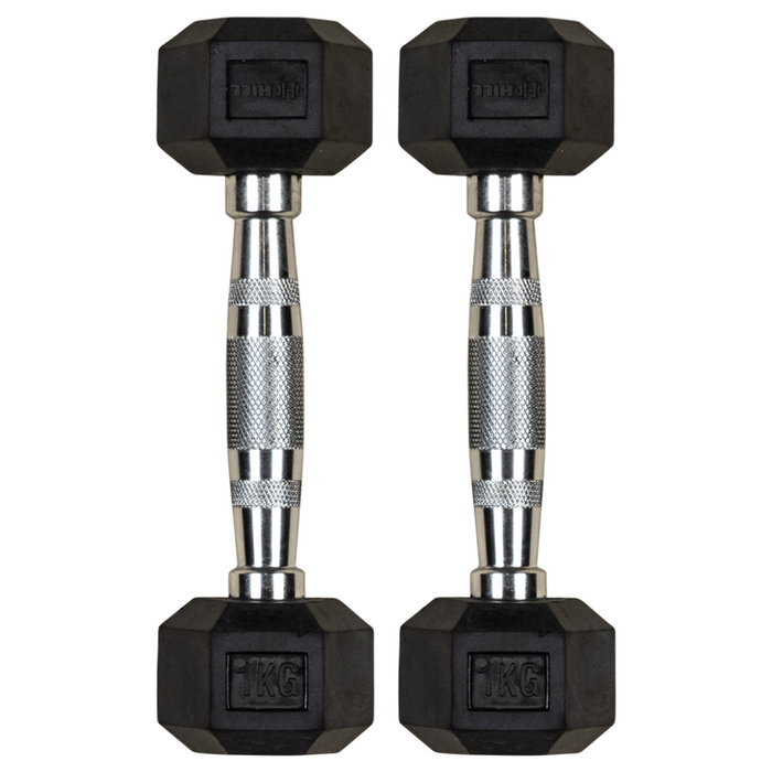 Hill Icon Rubber Hex Dumbbells (Pairs)