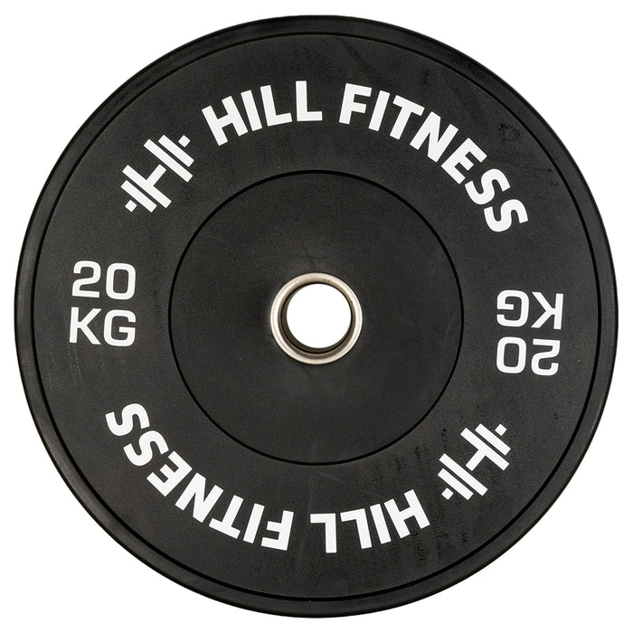 Hill Icon Black Bumper Plates 100kg Set
