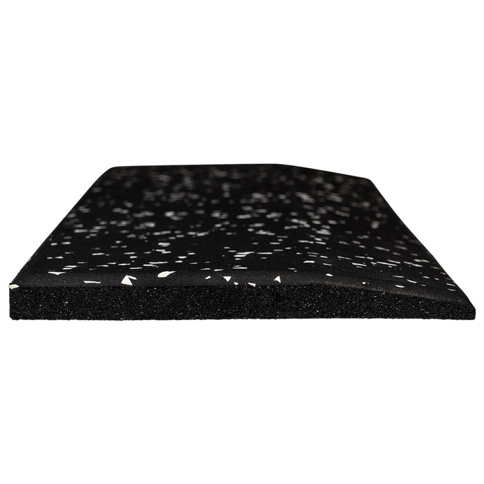 Floor Ramb Black & White EZ Clean - 15mm Rubber Gym Floor Ramps (500mm) — Hill ...