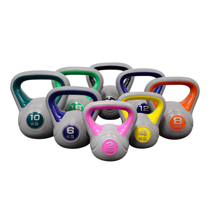 Home Series: Colour Coded Vinyl Kettlebells