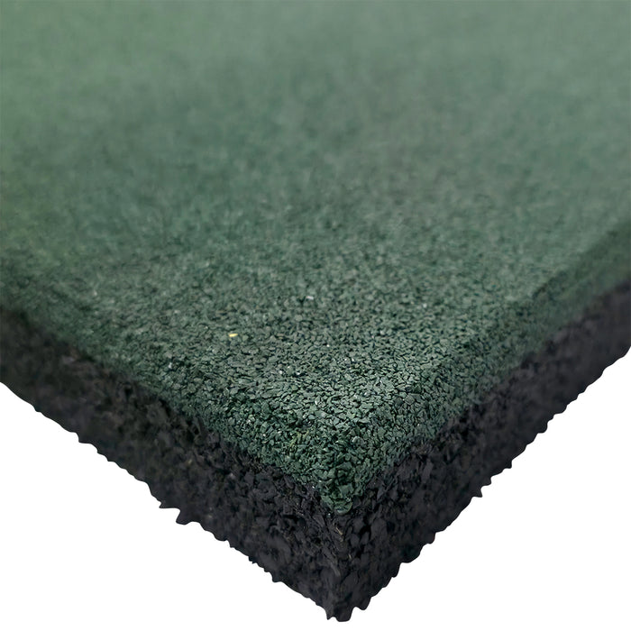 PlaySafe 30mm 500mm x 50mm Outdoor Rubber Playground / Patio Mats (4 PACK)