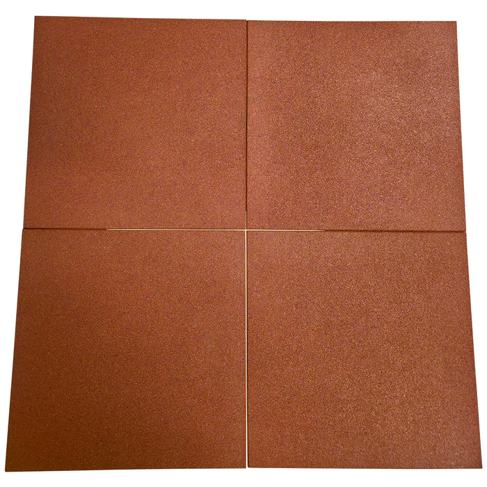 PlaySafe 30mm 500mm x 50mm Outdoor Rubber Playground / Patio Mats (4 PACK)