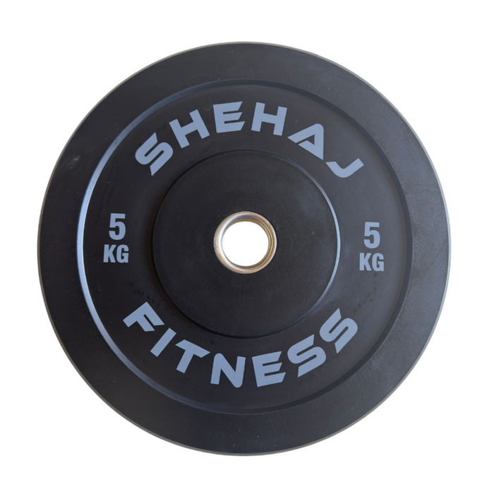 Hill Icon Black Bumper Plates 100kg Set