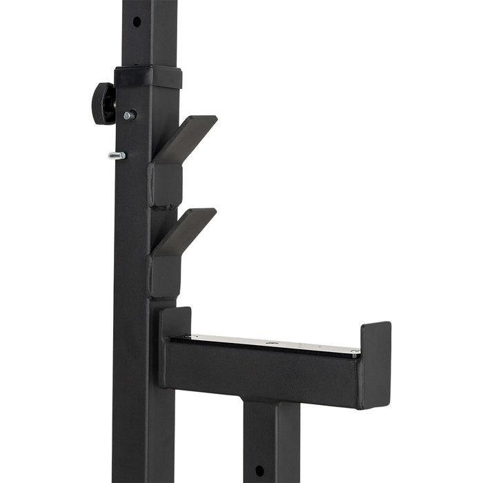 SportKraft: Adjustable Squat & Press Rack with Spotter Arms