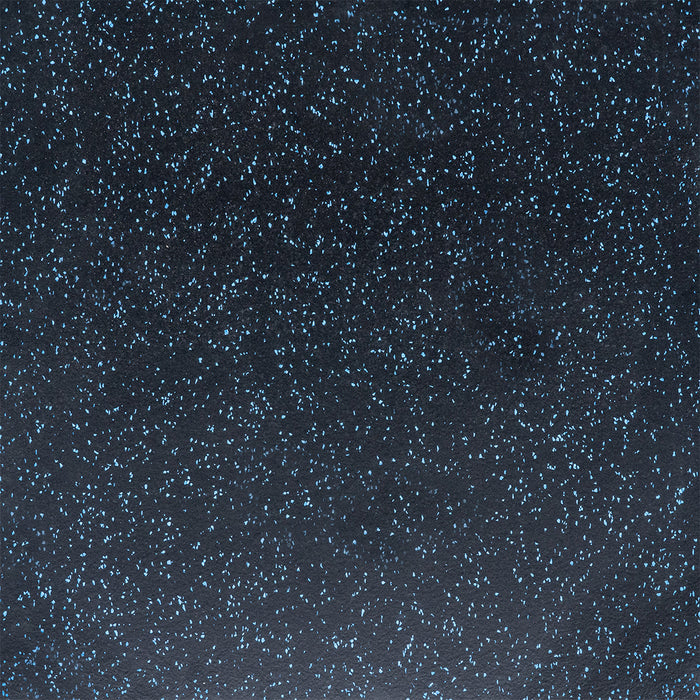 EZ Clean - 15mm 1m² Black & Blue Composite Rubber Gym Flooring Tiles