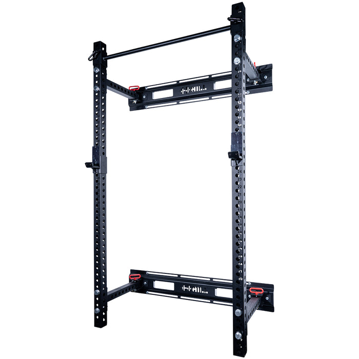 Athlete: Wall Mounted Folding Squat Rack / Rig