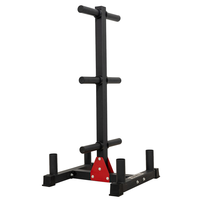 Athlete Series: Olympic Plate Tree & Barbell Storage Rack