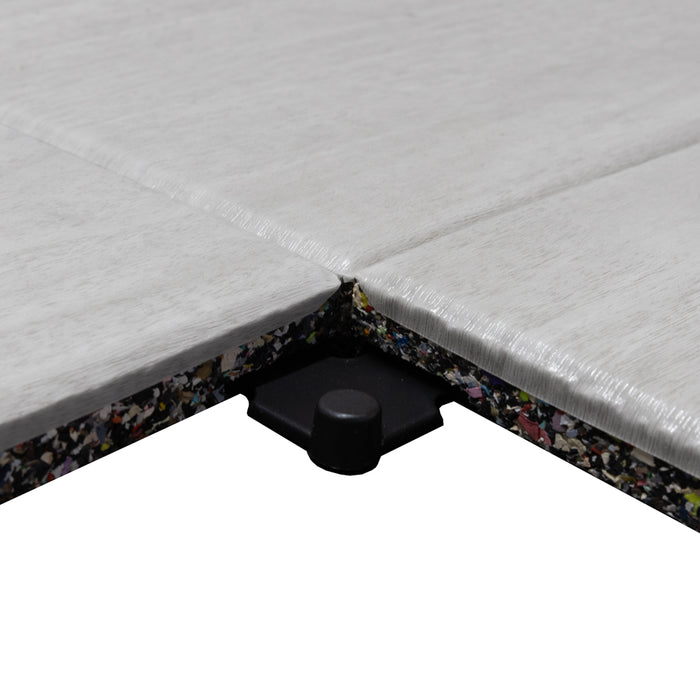 Lux: Driftwood 20mm 1m² Rubber Gym Flooring Tiles