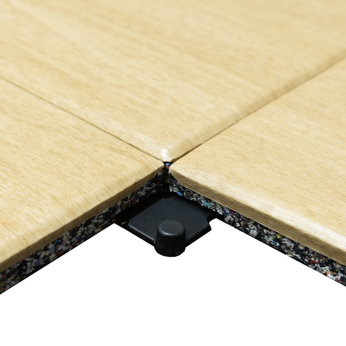 Lux: Amberwood 20mm 1m² Rubber Gym Flooring Tiles