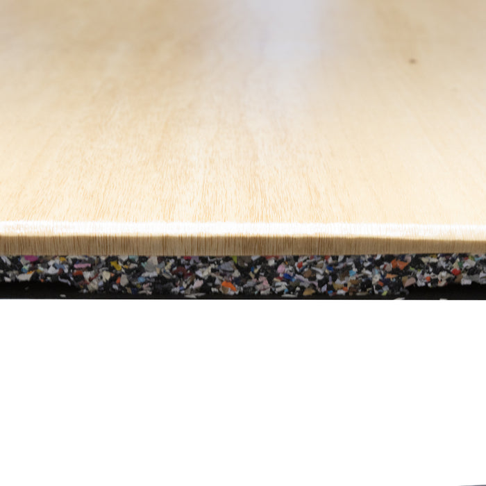 Lux: Amberwood 20mm 1m² Rubber Gym Flooring Tiles