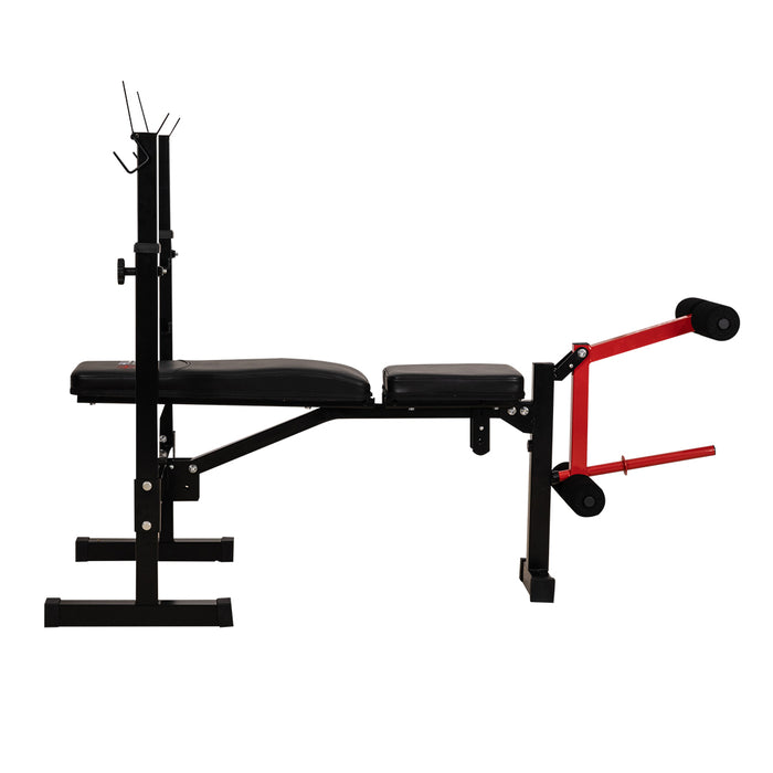 Home Series Adjustable Weights Bench with Leg Curl / Extension