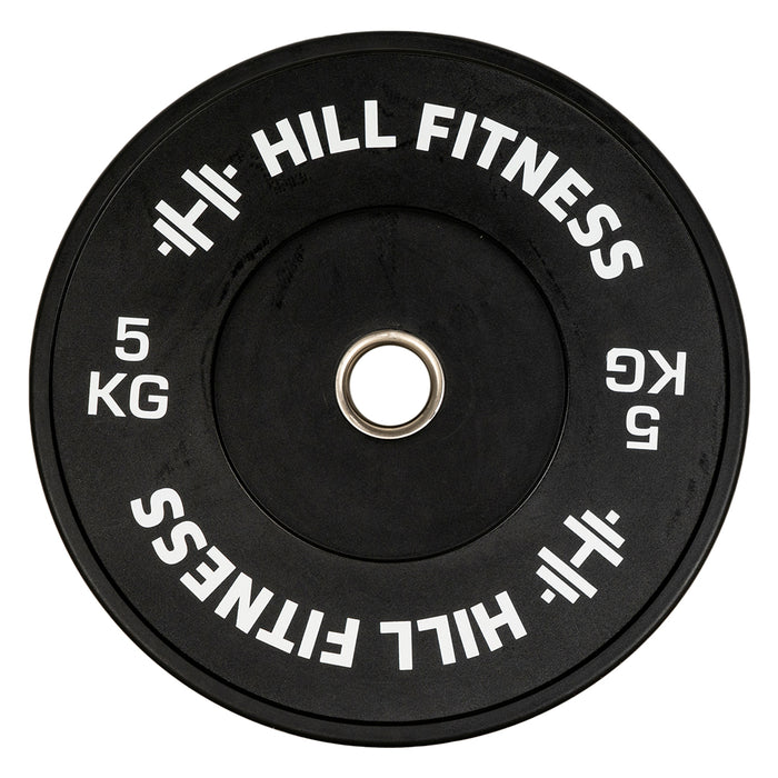 Hill Icon Black Bumper Plates 60kg Set