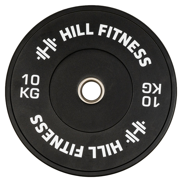 Hill Icon Black Bumper Plates 60kg Set