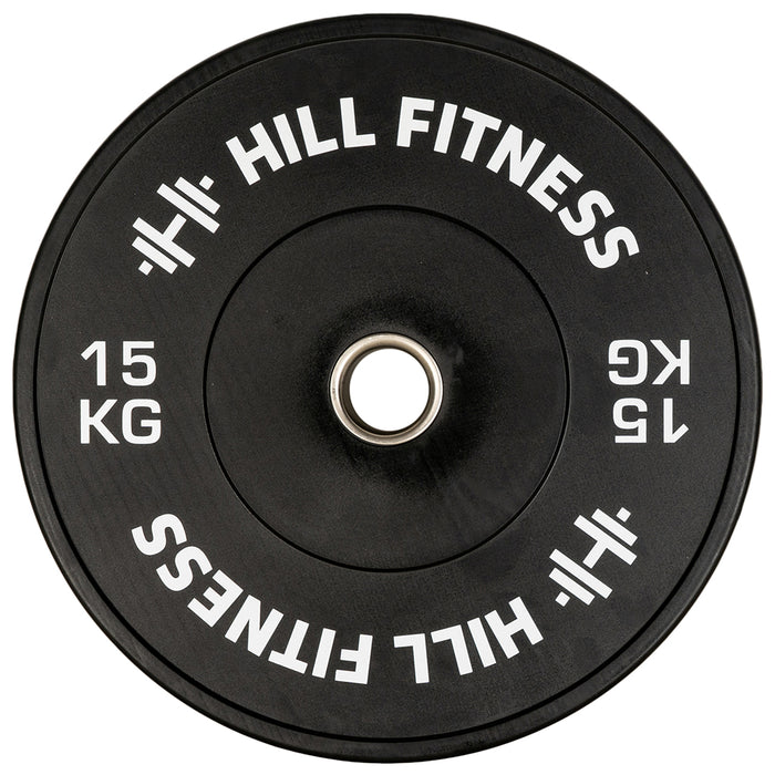 Hill Icon Black Bumper Plates 60kg Set