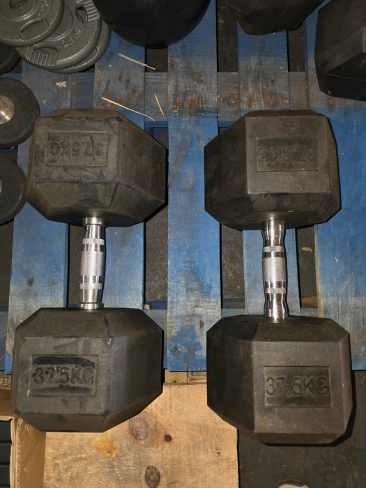 Preloved Dumbbells 37.5kg (not identical pair)