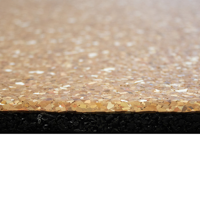 Lux: Sahara 15mm 1m² Rubber Gym Flooring Tiles