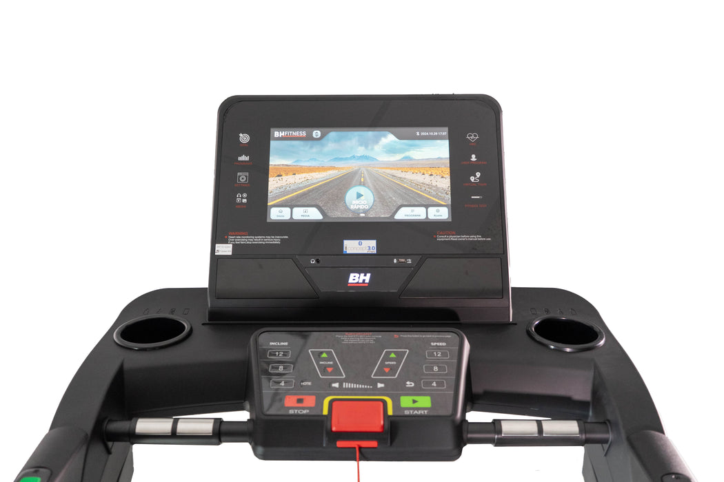 BH Fitness: RS2000 Multimedia Treadmill - 2 Year Commercial Warranty