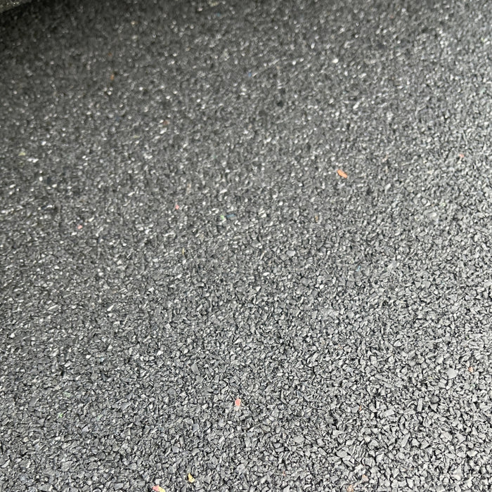 EZ Clean - 15mm 1m² Black Composite Rubber Gym Flooring Tiles