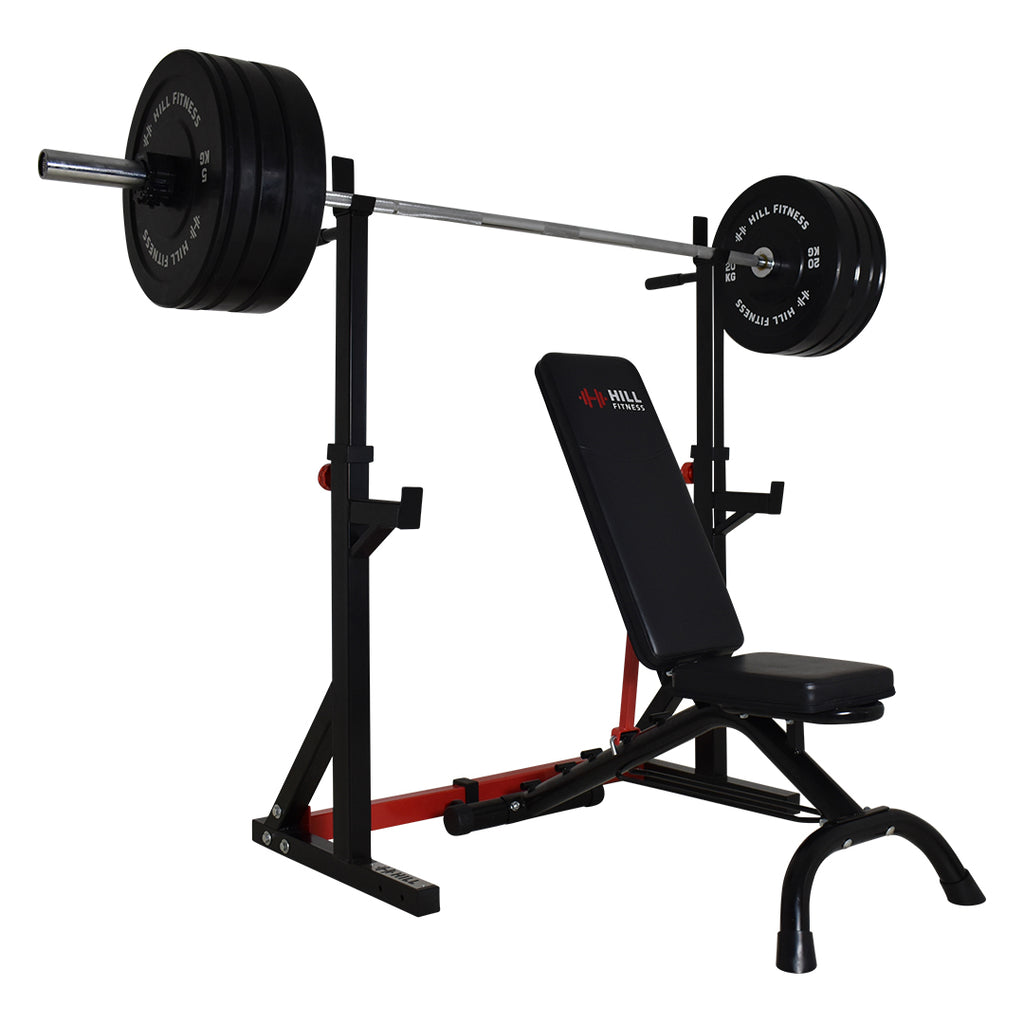 Value Home Gym Setup 120KG Bundle — Hill Fitness UK