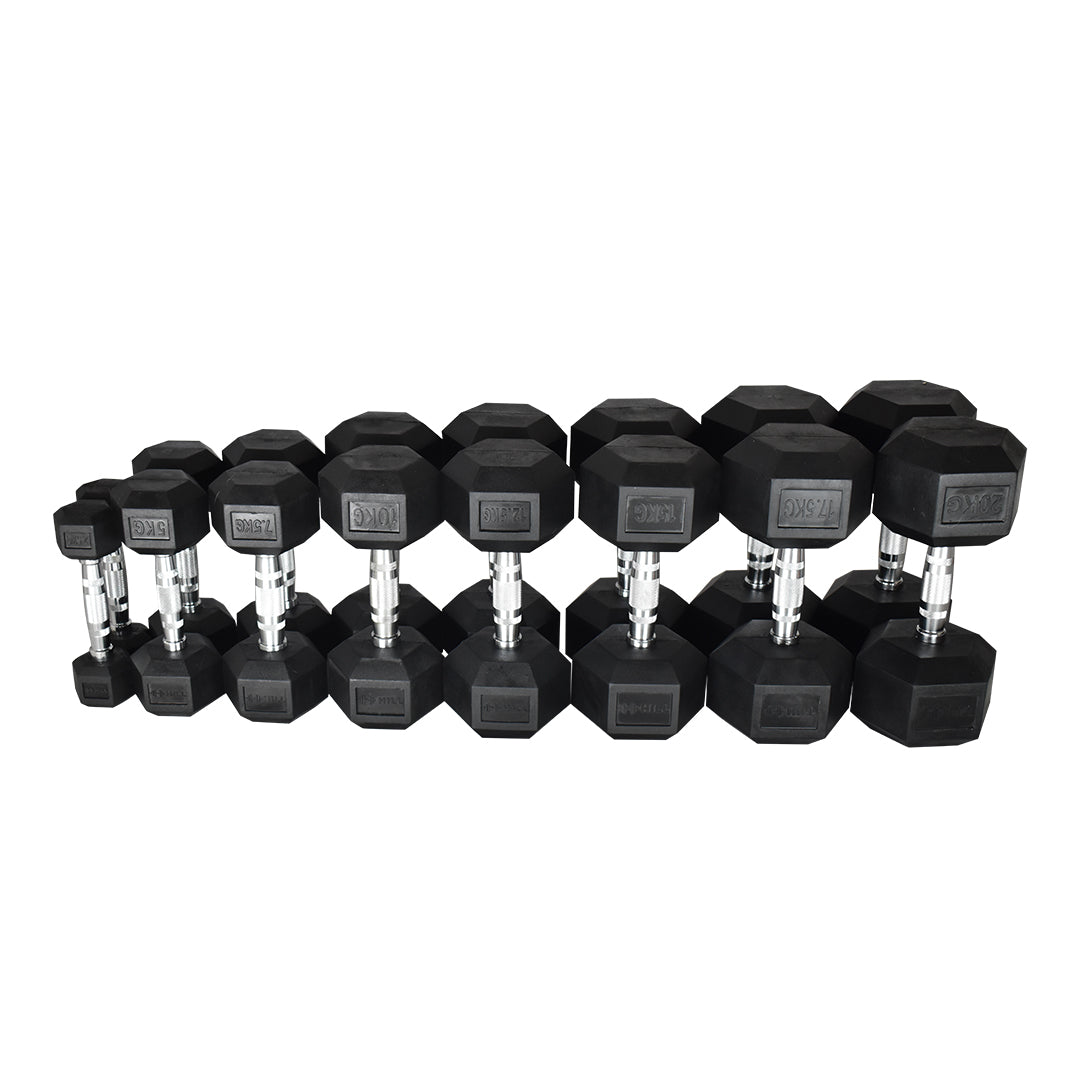 CAP Barbell, 20lb Coated Rubber Hex Dumbbell, Pair offers (Ships in 2 Boxes)